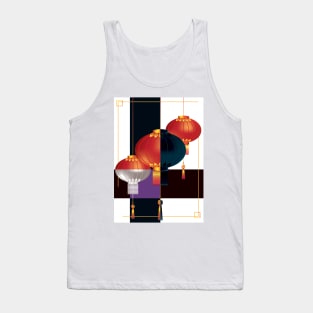 Bright Chinese lanterns Tank Top